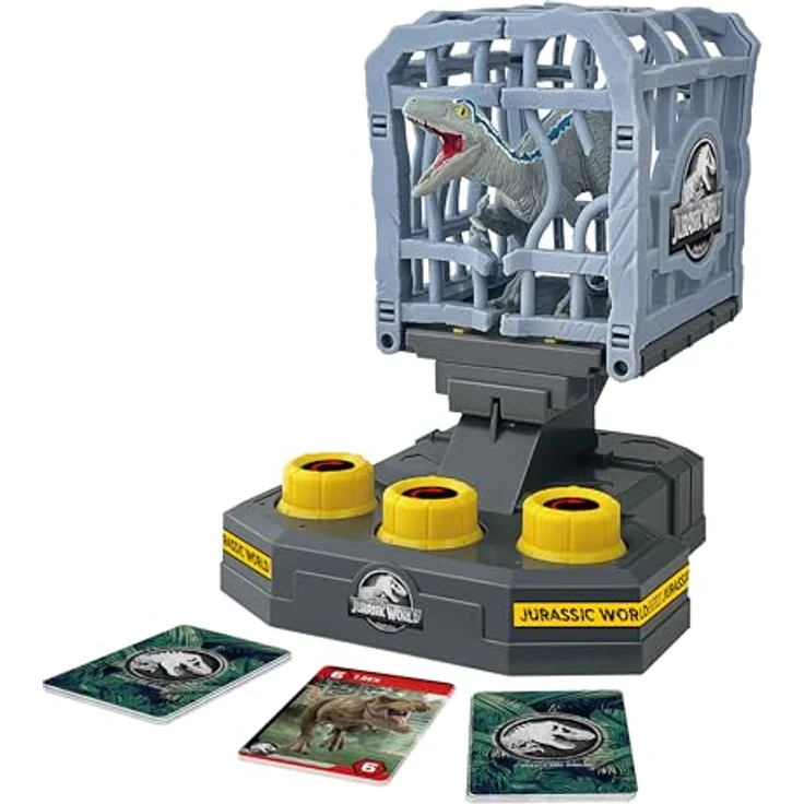 EPOCH Games Jurassic World Cage Breaker, Familienspiel für Dino-Abenteuer, geeignet für Kinder ab 4 Jahren – Bild 8
