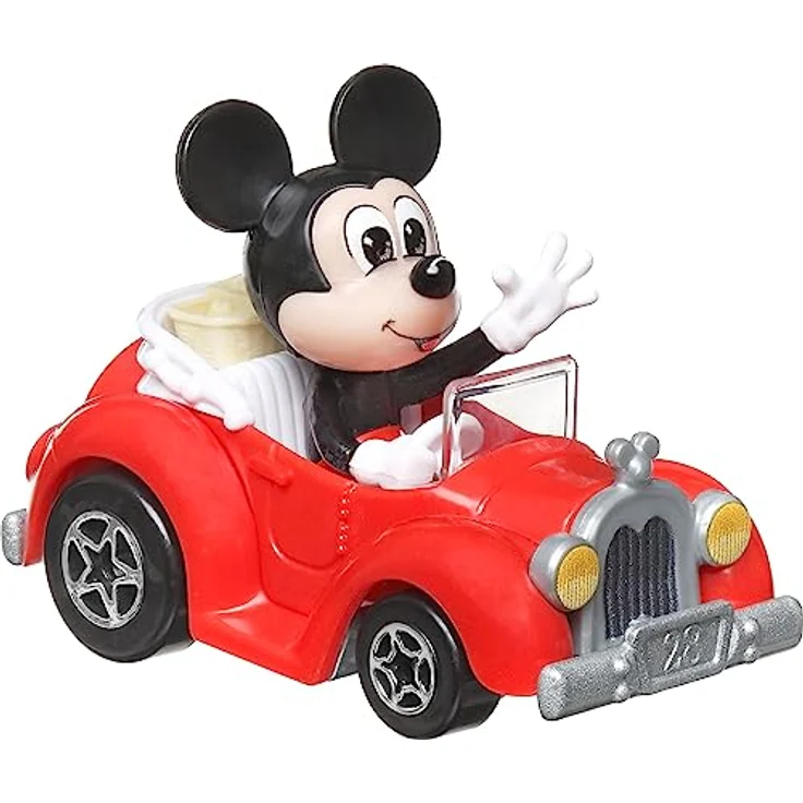 Mattel Hot Wheels RacerVerse Disney 4-Pack, Spielzeugautos mit beliebten Disney-Charakteren, optimiert für Hot Wheels-Strecken – Bild 4