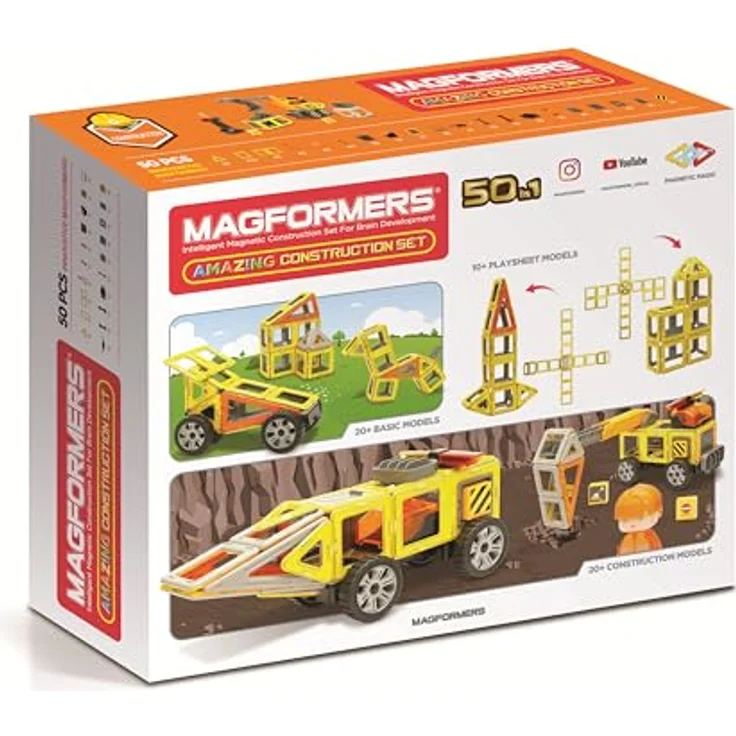 MAGFORMERS GmbH 278-57 Magformers Amazing Construction Set 50T, bunt - Preisvergleich – Bild 3