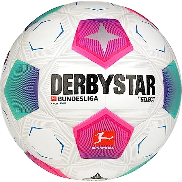 Derbystar Unisex Jugend Bundesliga Club Light v23 Fußball, weiß, 5