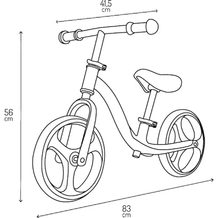 MoMi Laufrad Isoka 10 Zoll, mit höhenverstellbarem Sattel, LED-Leuchträdern & Dynamo, bis 35 kg – Bild 8