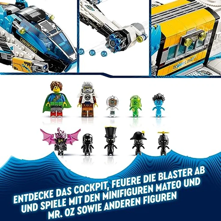 LEGO 71460 DREAMZzz Mr. Oz Weltraumbus, zweifach baubares Raketen-Bus-Spielzeug, mit Mateo, Z-Blob und Logan, kreatives Spielzeug für fantasievolles Spielen, basierend auf der TV-Show für Kinder – Bild 4