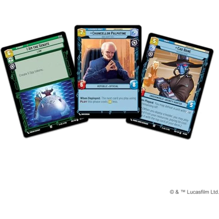 Asmodee Star Wars: Unlimited Trading Card Game - Spotlight Deck Palpatine mit 50 exklusiven Karten und 1 Booster, für 2+ Spieler, Englisch, Alter 12+ – Bild 5