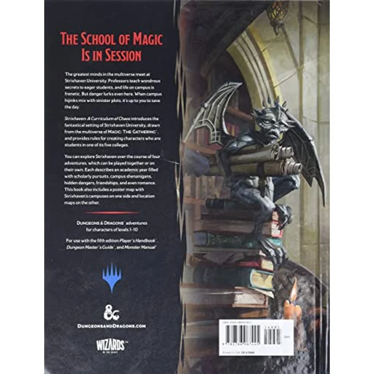 Dungeons & Dragons Strixhaven: A Curriculum of Chaos, D&D-Abenteuerbuch mit 4 neuen Abenteuern, neuem Volk und Bestiarium, englische Version – Bild 3
