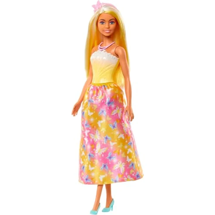 Mattel Barbie Core Royal Prinzessin Puppe mit blondem Haar in Regenbogenfarben – Bild 5