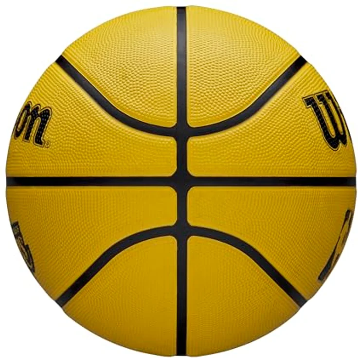 Wilson NBA Team Tribute Solid Basketball, Los Angeles Lakers, dreischichtiger Ball mit eingearbeitetem Design – Bild 4