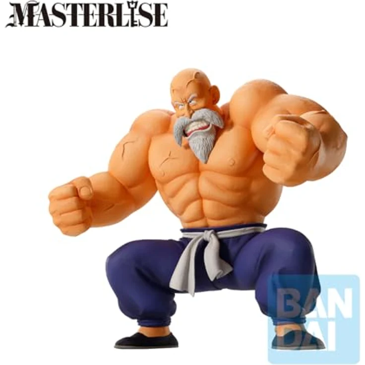 Ichibansho Figure Dragon Ball Master Roshi (Son Goku Training Section), Sammlerstatue, ca. 21,1 cm, hochwertige Details, offiziell lizenziert von Bandai Spirits – Bild 3