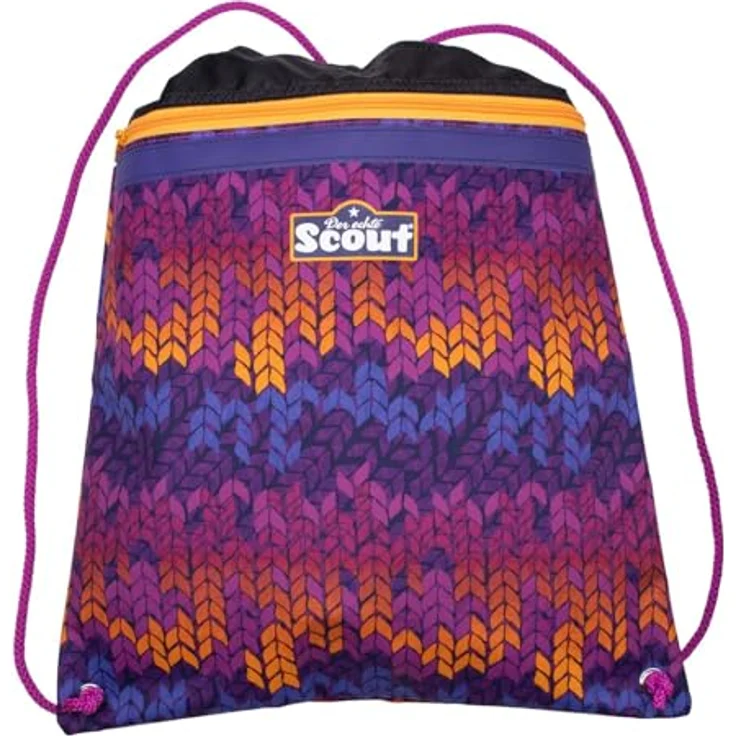 Scout Alpha Superflash Fantasy, Ergonomischer Schulranzen mit 20 Litern Volumen und extragroßen Reflektorflächen, 4-tlg. Set – Bild 8