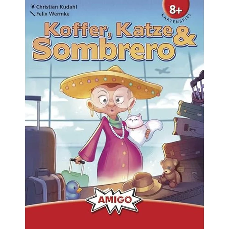 AMIGO Koffer, Katze & Sombrero, Kartenspiel für 2-4 Spieler ab 8 Jahren mit ausgewogener Mischung aus Planung und Glück – Bild 2