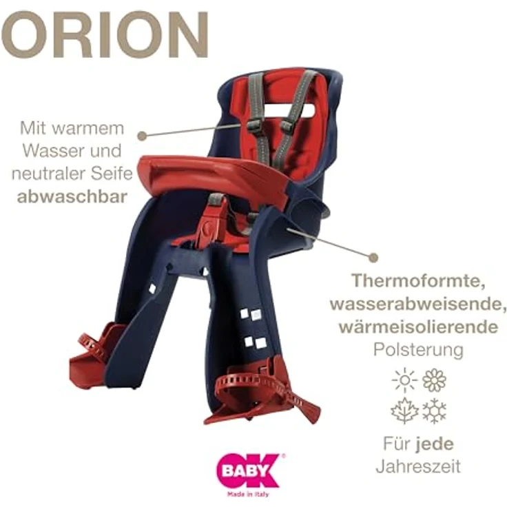 OKBABY Orion 15 kg Frontmontage 2 2 kg Fußstütze Sitzgurt – Bild 6