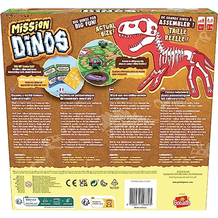 GOLIATH Goliath 929669.006, Brettspiel zur Dinosaurier-Sammlung mit grafischer Entdeckungsreise – Bild 2