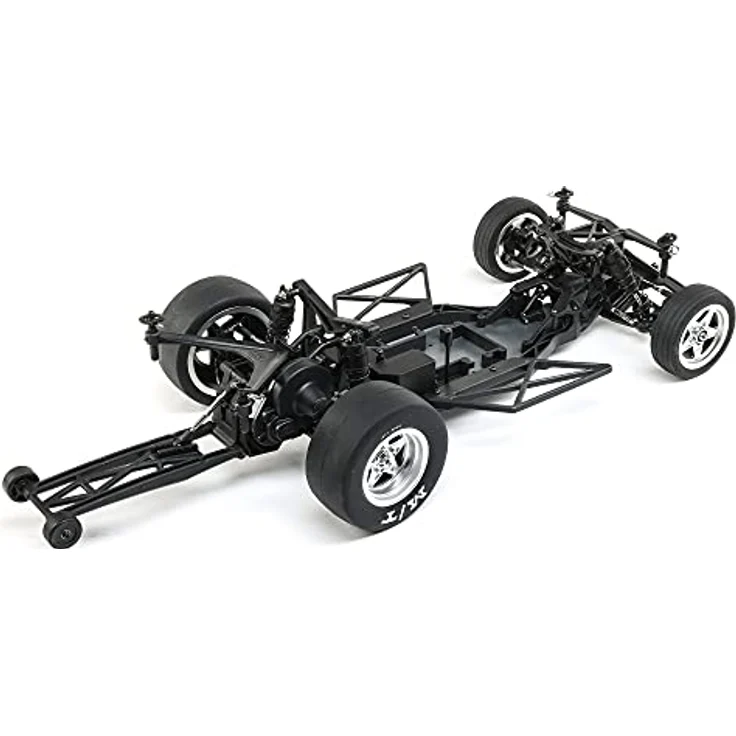 LOSI 1/10 22S 2WD No Prep Drag Car Roller, Ferngesteuertes Auto mit Aluminum Chassis und Offiziell lizenzierten Mickey Thompson Reifen, Metallgetriebe und präziser einstellbarer Wheelie Bar – Bild 3