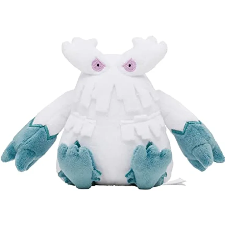Tinisu Pokémon Rexblisar Kuscheltier Abomasnow, 18 cm Plüschtier aus weichem Polyester mit Mikroperlen für stabilen Stand