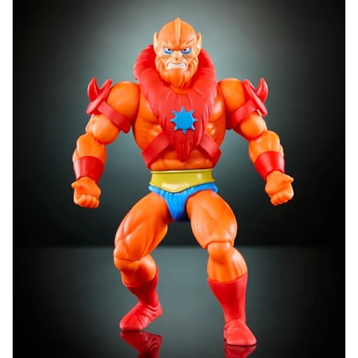Masters of the Universe Origins, Beast Man-Actionfigur, ca. 14 cm groß, beweglich mit abnehmbarer Rüstung und Peitsche, HYD18 – Bild 4