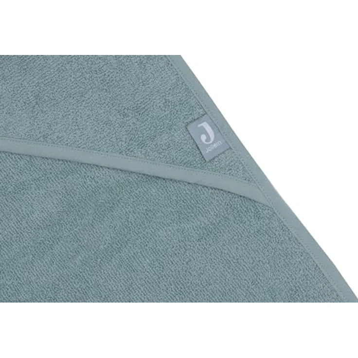 Jollein Kapuzenhandtuch Baby - Frottee, Sea Green - 100% Baumwolle - 75x75cm - OEKO-TEX-Zertifiziert für Mädchen und Jungen – Bild 5