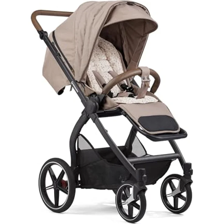 Gesslein FX4 Swing 2in1 Kinderwagen-Set, inkl. Babywanne Lyx Design, ergonomische Liegefläche, innovative Swing-Federung, wendig und leicht – Bild 3