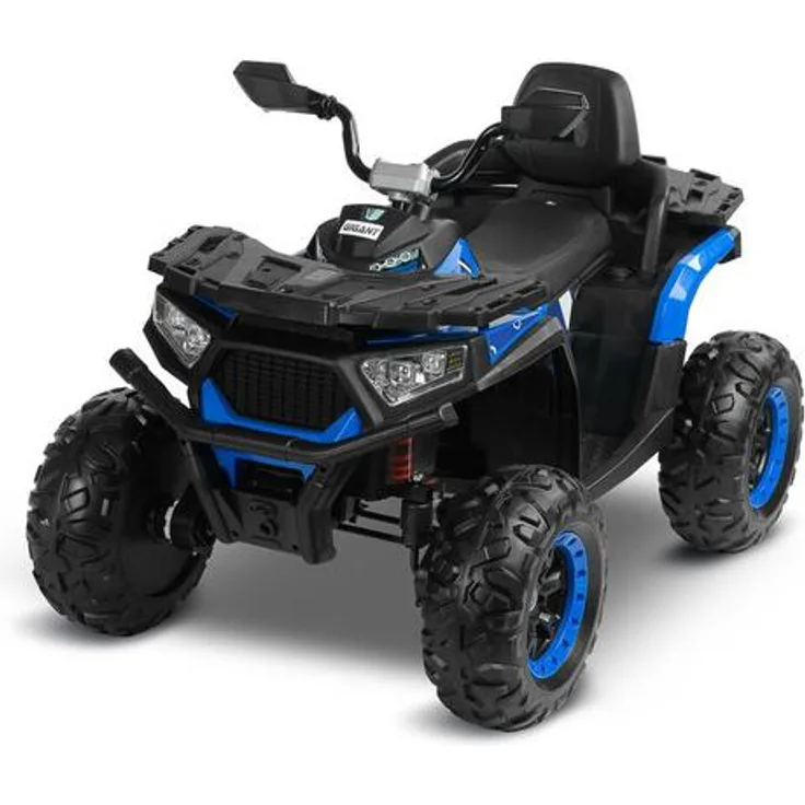 Toyz Gigant, Elektrisches Quad in Blau mit Bluetooth, 4 Motoren, Kunstledersitz, Fernbedienung