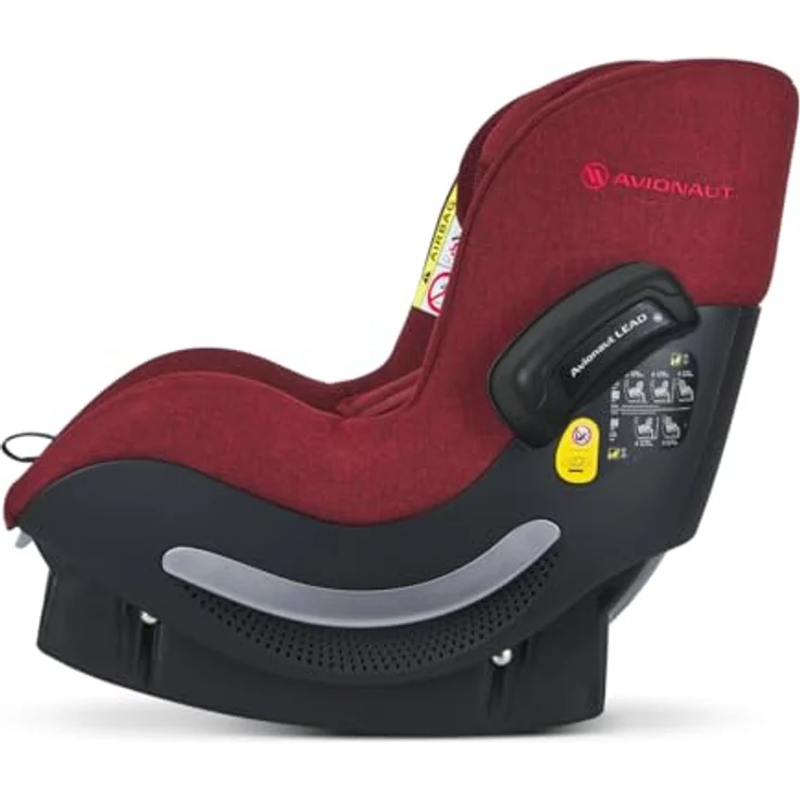 Avionaut AeroFIX AirFlow, Reboard Kindersitz (0-18 kg) mit intelligenter Air-Flow Polsterung, rot – Bild 3