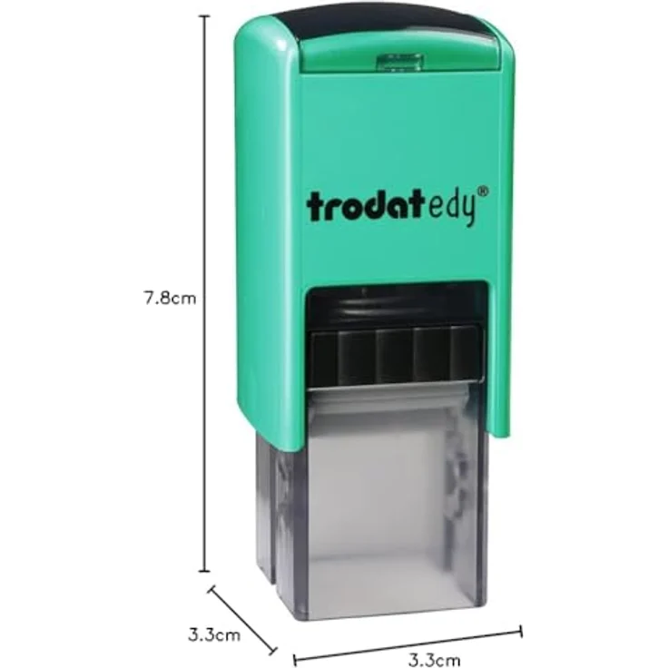 trodat edy® Motivstempel Lama, 2,0 x 2,0 cm, Abdruckfarbe grün, 1 St. – Bild 8