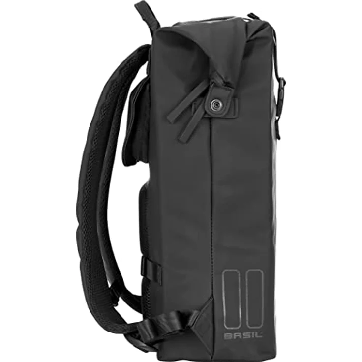 Fahrradrucksack Basil SoHo Nordlicht schwarz, 31x13x37cm – Bild 3