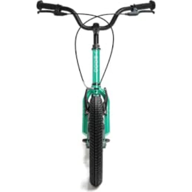 Yedoo Wzoom Y40 Kinder Tretroller, höhenverstellbar, 16/12 Zoll Luftreifen, für Kinder ab 6 Jahren, türkis – Bild 2