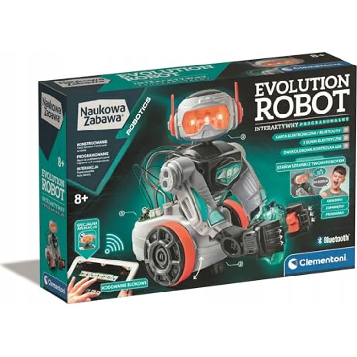 Clementoni RoboMaker 50818, Ferngesteuerter Programmierroboter mit beweglichen Armen, Elektromotoren und Bluetooth-Funktion – Bild 1