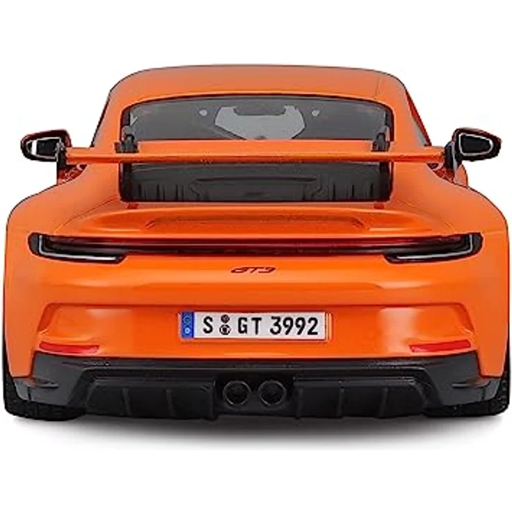 Bburago Porsche 911 GT3 (2021): Modellauto im Maßstab 1:24, Türen beweglich, orange (18-21104O) – Bild 3