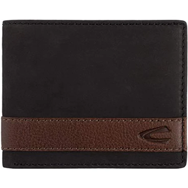 camel active, TAIPEH, Herren, Geldbörse (Jeansformat), one size, Schwarz – Bild 1