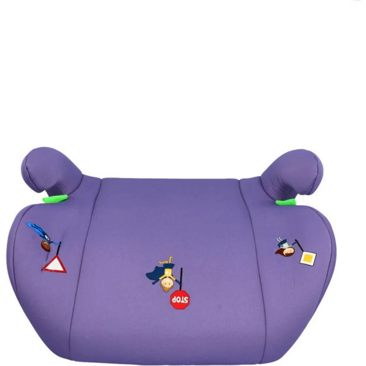 Cartrend Kindersitzerhöhung Kids lila 15-36 kg, ECE R129 zertifiziert, bequeme 10 mm Schaumstoff-Polsterung, abnehmbarer Bezug – Bild 1