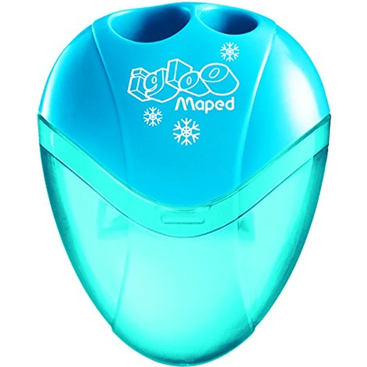 MAPED Anspitzer I-Gloo, 2 Größen für Blei- und Farbstifte bis 8 mm Durchmesser, farbig sortiert (orange, lila, blau) – Bild 4