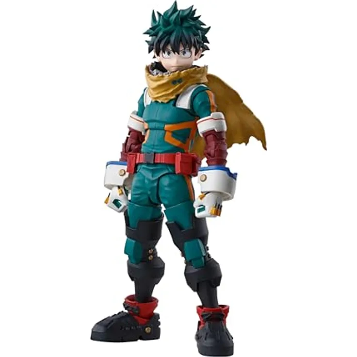 TAMASHII NATIONS S.H.Figuarts Izuku Midoriya Actionfigur, My Hero Academia, mit Ersatzhandschuhen und Mimikteilen