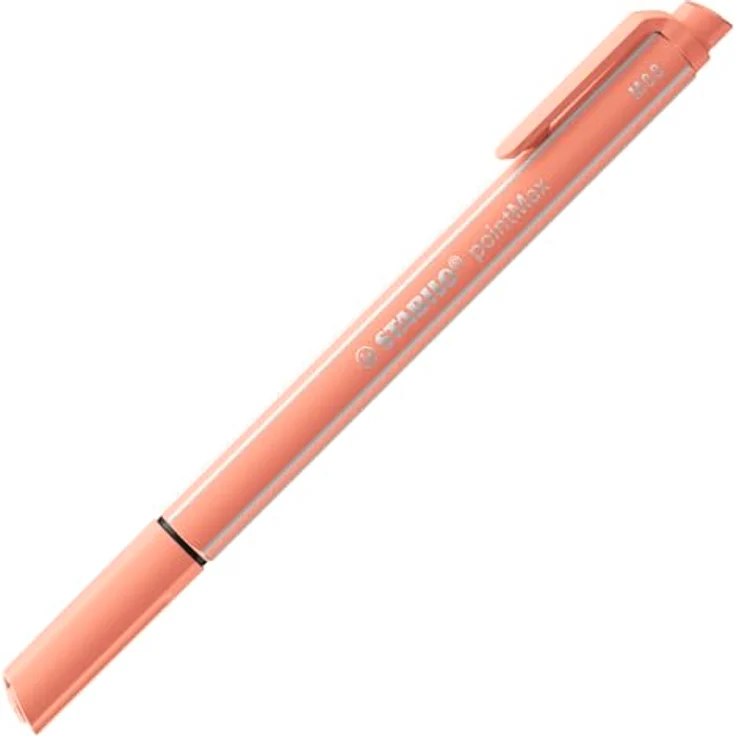 STABILO Faserstift STABILO pointMax Filzstift - 0,8 mm - 12er Set, robuste Nylonspitze, handliche Stiftlänge - blau – Bild 3