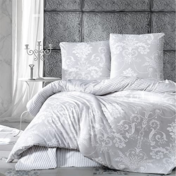 Bettwäsche-Set Sonne & Mond 135x200 Cm - Weiche Microfaser Mit Reißverschluss