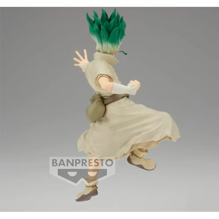 Banpresto Dr. Stone Figure of Stone World Senku Ishigami II, 15 cm detailgetreue Sammelfigur aus dem Manga Dr. Stone – Bild 5
