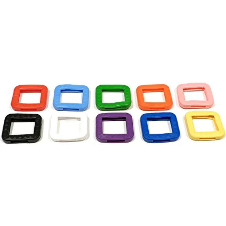 Rema Schlüsselanhänger Schlüsselkappen für eckige Schlüssel 25 mm x 27 mm, Kunststoff in verschiedenen Farben – Bild 2