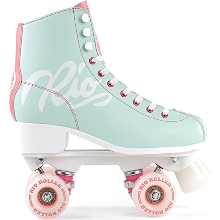 Rio Roller Rollschuhe Script Teal/Coral (40.5) – Bild 2