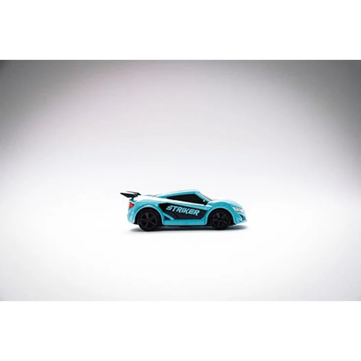 Carson 500404274 1:60 Nano Racer Striker 2.4GHz türkis - Ferngesteuertes Auto, RC Fahrzeug, Fahrzeit 20 min, Reichweite 30m, RC Auto für Kinder – Bild 4