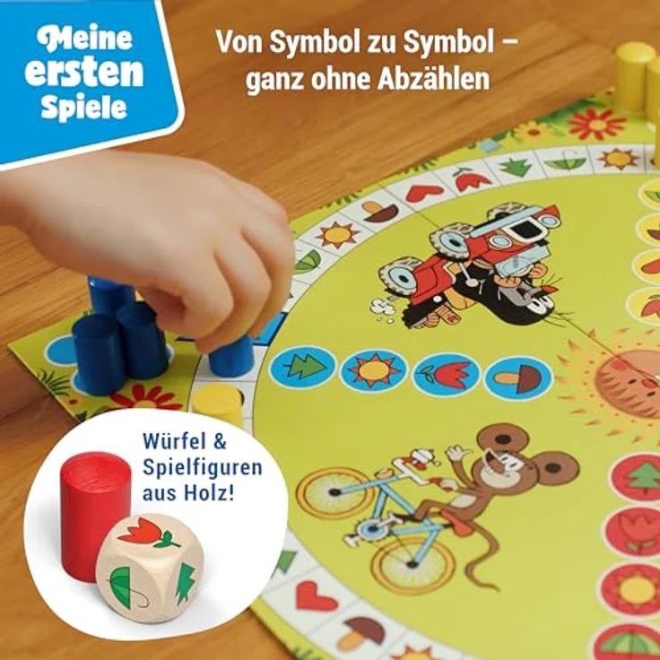 Ravensburger Der Maulwurf und Sein Lieblingsspiel - Brettspiel für 2-4 Spieler, ab 3 Jahren, mit Holzwürfel, ca. 15-20 Minuten Spieldauer – Bild 4