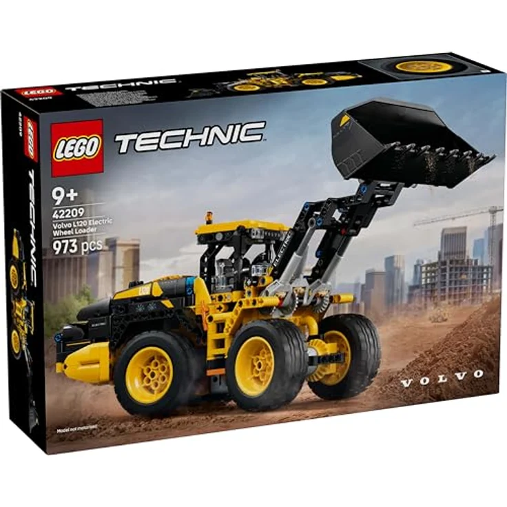 LEGO Technic 42209, Volvo L120 Electric Radlader, 973-teiliges Set für Kinder ab 9 Jahren, Länge 35 cm, emissionsfreier Antrieb – Bild 8