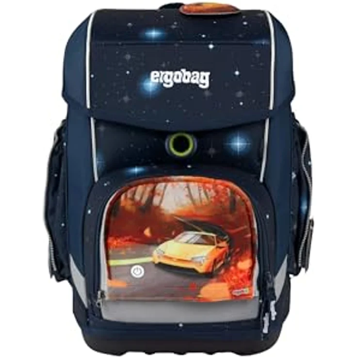 ergobag Schulranzen LED Zippie, reflektierend mit wechselbaren Designs für Kreative – Bild 3