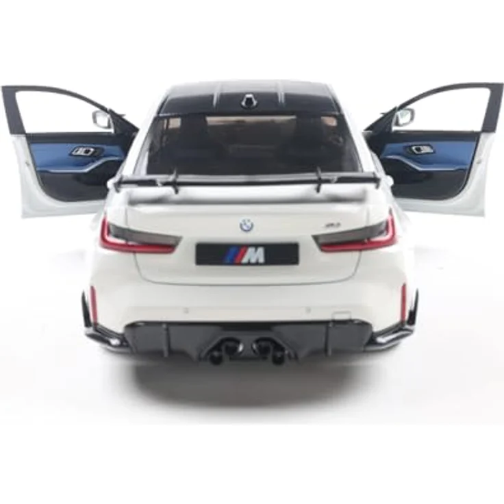 Solido 1:18 BMW M3 (G80), detailgetreues Modellfahrzeug in alpineweiss uni, 47,3 cm lang – Bild 4