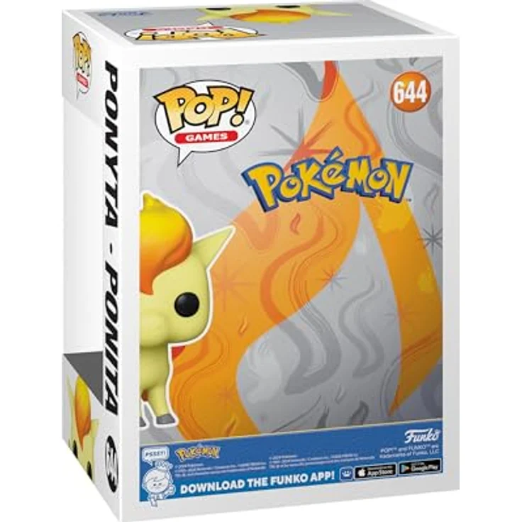 Funko Pop! Games: Pokemon - Ponyta - Ponita - Vinyl-Sammelfigur - Geschenkidee - Offizielle Handelswaren - Spielzeug Für Kinder und Erwachsene - Video Games Fans - Modellfigur Für Sammler - 9,5 cm groß - Premium Vinyl Material - Funko – Bild 3