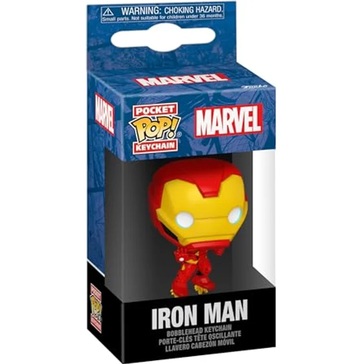 Funko Pop! Keychain: Marvel - New Classics - Iron Man - 11,76 cm Vinyl-Minifigur zum Sammeln - Perfekt als Geschenk und Strumpffüller – Bild 2