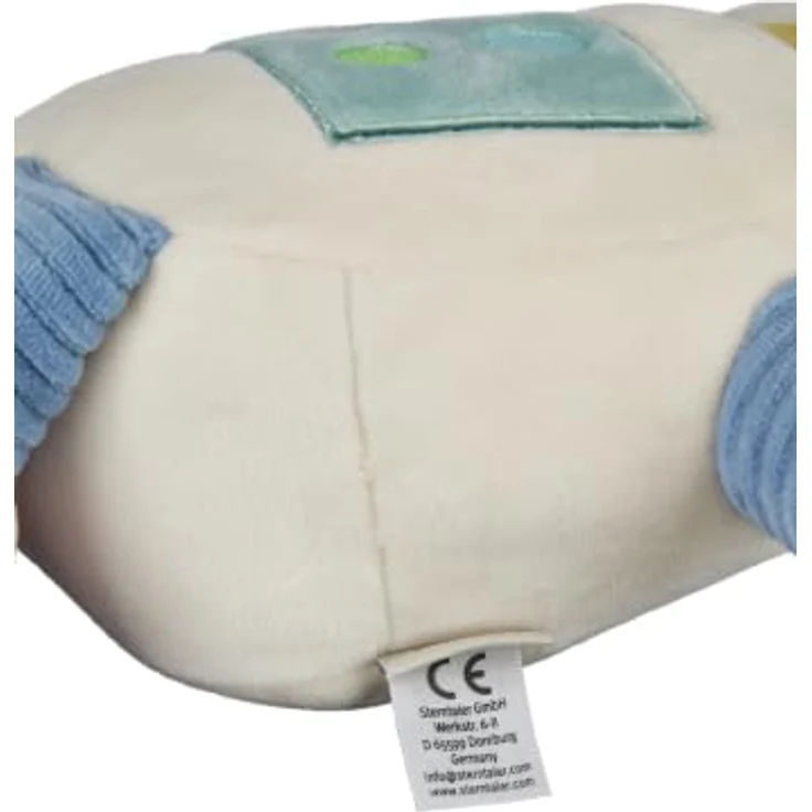 Sterntaler Kuscheltier L ROBOTER Robbie, kunterbunt mit "glow in the dark" Stickerei, 30 cm, ab Geburt geeignet – Bild 6
