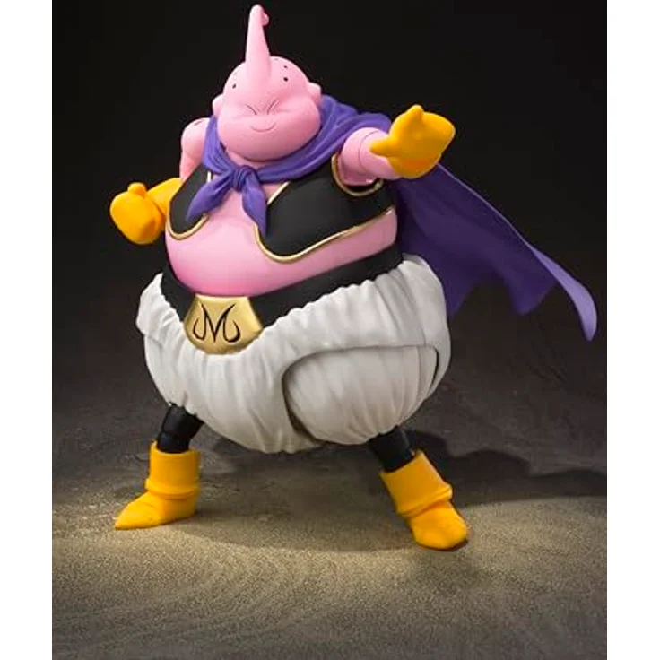 TAMASHII NATIONS Dragon Ball Z Majin Buu -Good-, S.H.Figuarts Actionfigur mit austauschbaren Gesichtsausdrücken und Händen, beweglicher Mantel, lizenziertes Bandai Spirits Produkt – Bild 2