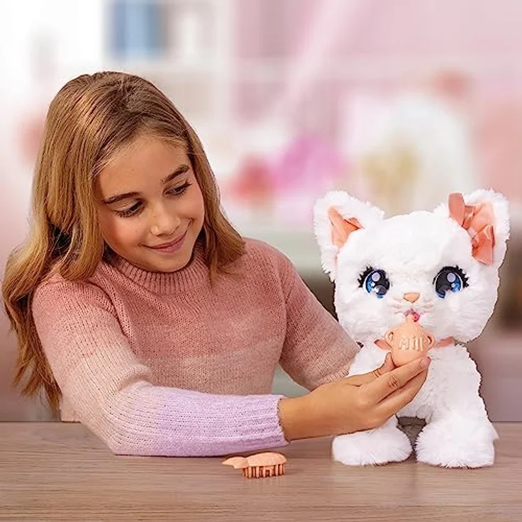 Club Petz Bella, Funktionsplüsch Plüschkatze mit Sounds und über 10 Klangreaktionen, 30 cm groß, für Kinder ab 3 Jahren – Bild 5