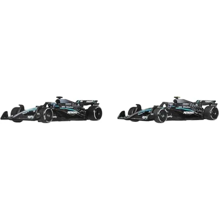 Hot Wheels F1 Racing Premium 2-Pack 1:64, Mercedes-AMG PETRONAS F1-Team, Die-Cast Rennwagen mit authentischen Lackierungen – Bild 2