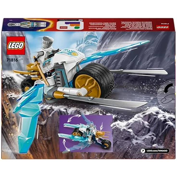 LEGO® Konstruktionsspielsteine Zanes Eismotorrad (71816), LEGO Ninjago, (84 St), Made in Europe – Bild 9