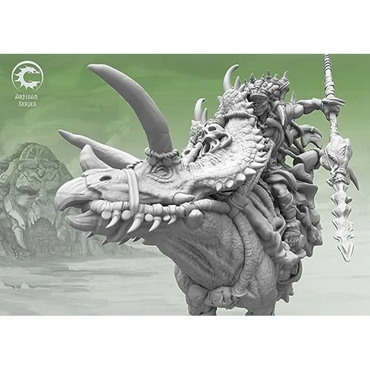 Para Bellum Wargames Wadrhun: Thunder Chieftain Artisan Series, Sammelfigur mit detailreichen Features, resin, geeignet für Tabletop-Spiele – Bild 4