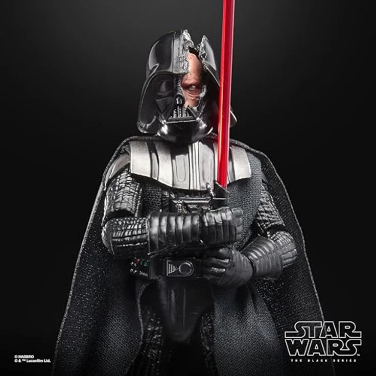 Star Wars The Black Series Darth Vader (Duel's End) Action-Figur, 15 cm mit Lichtschwert und textilem Umhang – Bild 3